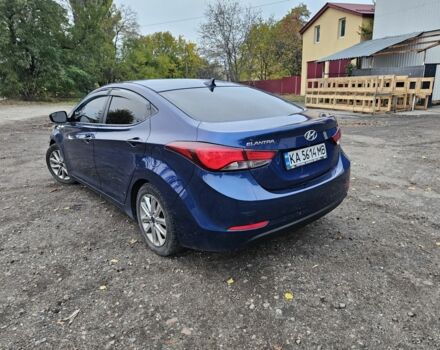 Синий Хендай Элантра, объемом двигателя 1.8 л и пробегом 169 тыс. км за 8250 $, фото 1 на Automoto.ua