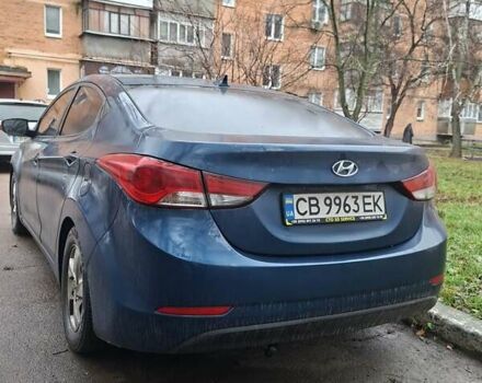 Синий Хендай Элантра, объемом двигателя 1.8 л и пробегом 204 тыс. км за 9000 $, фото 1 на Automoto.ua