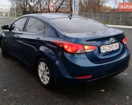 Синий Хендай Элантра, объемом двигателя 1.8 л и пробегом 135 тыс. км за 9500 $, фото 4 на Automoto.ua