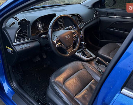 Синий Хендай Элантра, объемом двигателя 2 л и пробегом 145 тыс. км за 11500 $, фото 3 на Automoto.ua