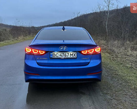 Синий Хендай Элантра, объемом двигателя 2 л и пробегом 145 тыс. км за 11500 $, фото 1 на Automoto.ua