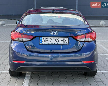 Хендай Элантра 2015 в Киеве на Automoto.ua Синий Хендай Элантра, объемом двигателя 1.8 л и пробегом 124 тыс. км за 8900 $, фото 3 на Automoto.ua