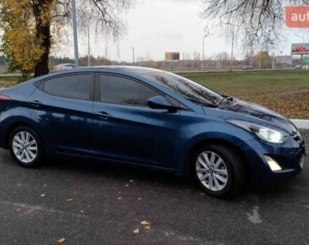 Синий Хендай Элантра, объемом двигателя 1.8 л и пробегом 135 тыс. км за 9500 $, фото 2 на Automoto.ua