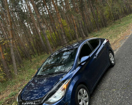 Синий Хендай Элантра, объемом двигателя 1.8 л и пробегом 200 тыс. км за 8900 $, фото 1 на Automoto.ua