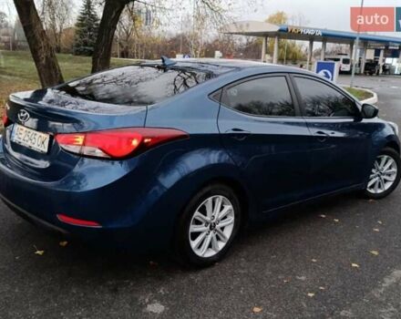 Синий Хендай Элантра, объемом двигателя 1.8 л и пробегом 135 тыс. км за 9500 $, фото 5 на Automoto.ua
