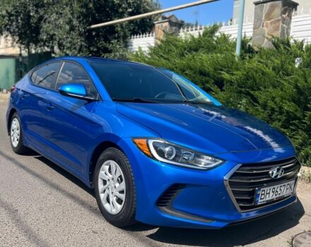 Синий Хендай Элантра, объемом двигателя 2 л и пробегом 136 тыс. км за 9900 $, фото 5 на Automoto.ua