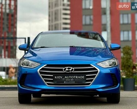 Синий Хендай Элантра, объемом двигателя 2 л и пробегом 145 тыс. км за 9950 $, фото 2 на Automoto.ua