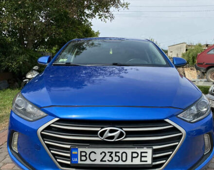 Синий Хендай Элантра, объемом двигателя 1.98 л и пробегом 180 тыс. км за 10300 $, фото 1 на Automoto.ua