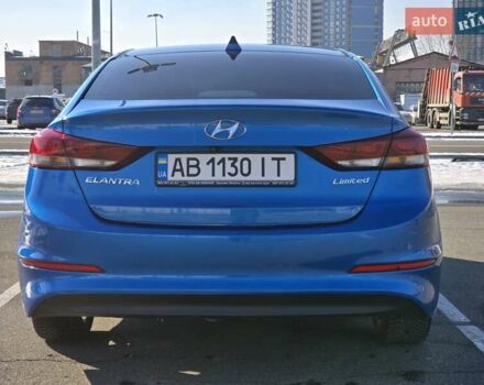 Синий Хендай Элантра, объемом двигателя 2 л и пробегом 85 тыс. км за 13700 $, фото 6 на Automoto.ua
