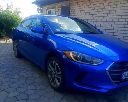 Синий Хендай Элантра, объемом двигателя 2 л и пробегом 189 тыс. км за 10200 $, фото 2 на Automoto.ua