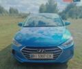 Синий Хендай Элантра, объемом двигателя 2 л и пробегом 123 тыс. км за 11200 $, фото 1 на Automoto.ua