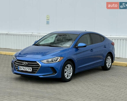 Синий Хендай Элантра, объемом двигателя 2 л и пробегом 136 тыс. км за 10400 $, фото 2 на Automoto.ua