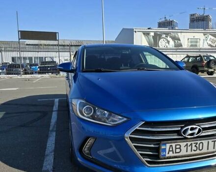 Синий Хендай Элантра, объемом двигателя 2 л и пробегом 85 тыс. км за 13700 $, фото 2 на Automoto.ua