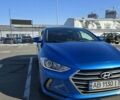 Синий Хендай Элантра, объемом двигателя 2 л и пробегом 85 тыс. км за 13700 $, фото 2 на Automoto.ua