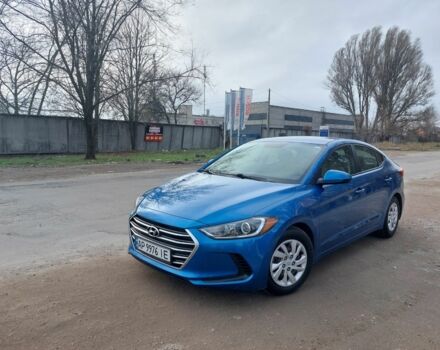 Синий Хендай Элантра, объемом двигателя 2 л и пробегом 80 тыс. км за 10500 $, фото 1 на Automoto.ua