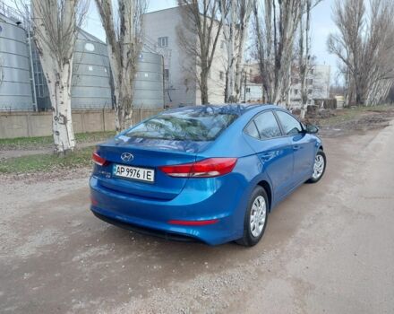 Синий Хендай Элантра, объемом двигателя 2 л и пробегом 80 тыс. км за 10500 $, фото 5 на Automoto.ua