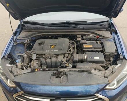 Синий Хендай Элантра, объемом двигателя 2 л и пробегом 163 тыс. км за 9999 $, фото 4 на Automoto.ua