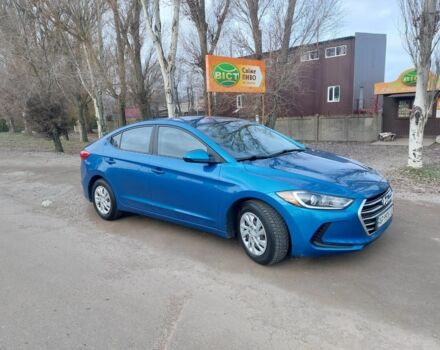 Синий Хендай Элантра, объемом двигателя 2 л и пробегом 80 тыс. км за 10500 $, фото 7 на Automoto.ua