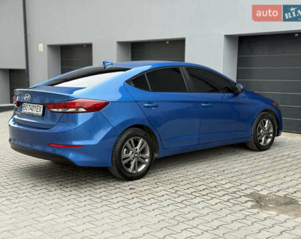 Синий Хендай Элантра, объемом двигателя 2 л и пробегом 209 тыс. км за 9300 $, фото 12 на Automoto.ua