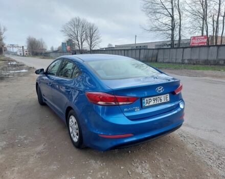 Синий Хендай Элантра, объемом двигателя 2 л и пробегом 80 тыс. км за 10500 $, фото 3 на Automoto.ua