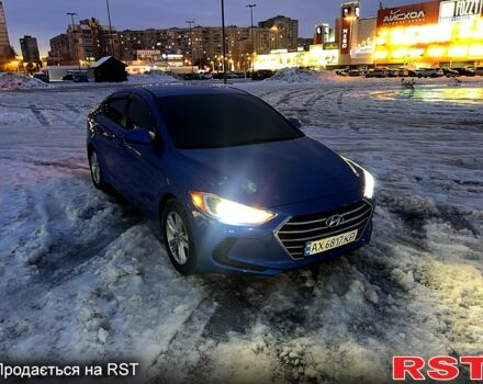 Синий Хендай Элантра, объемом двигателя 2 л и пробегом 126 тыс. км за 9999 $, фото 1 на Automoto.ua