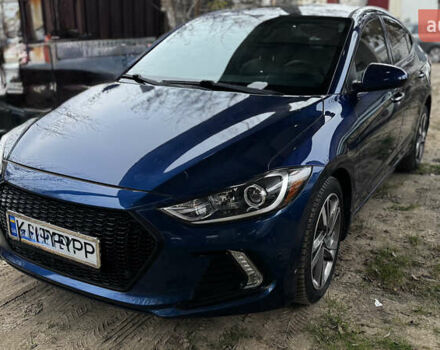 Синий Хендай Элантра, объемом двигателя 2 л и пробегом 100 тыс. км за 11000 $, фото 1 на Automoto.ua