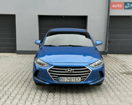 Синий Хендай Элантра, объемом двигателя 2 л и пробегом 209 тыс. км за 9300 $, фото 1 на Automoto.ua
