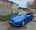 Синий Хендай Элантра, объемом двигателя 2 л и пробегом 75 тыс. км за 13500 $, фото 1 на Automoto.ua