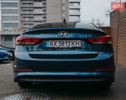 Синий Хендай Элантра, объемом двигателя 2 л и пробегом 92 тыс. км за 12000 $, фото 12 на Automoto.ua