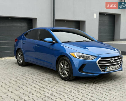 Синий Хендай Элантра, объемом двигателя 2 л и пробегом 209 тыс. км за 9300 $, фото 6 на Automoto.ua