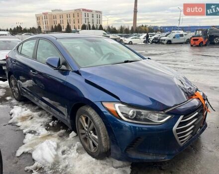 Синий Хендай Элантра, объемом двигателя 2 л и пробегом 113 тыс. км за 8900 $, фото 2 на Automoto.ua