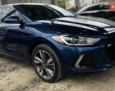 Синий Хендай Элантра, объемом двигателя 2 л и пробегом 100 тыс. км за 11000 $, фото 2 на Automoto.ua