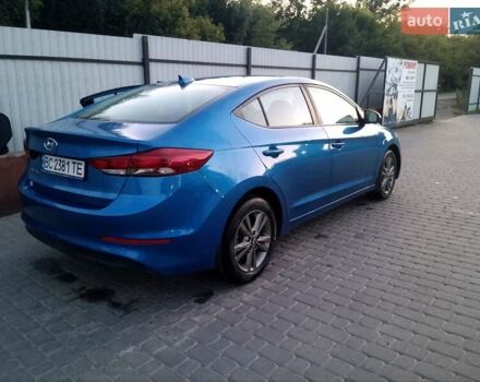 Синий Хендай Элантра, объемом двигателя 2 л и пробегом 75 тыс. км за 12500 $, фото 7 на Automoto.ua