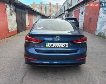 Хендай Элантра 2018 в Киеве на Automoto.ua Синий Хендай Элантра, объемом двигателя 1.59 л и пробегом 119 тыс. км за 11500 $, фото 1 на Automoto.ua