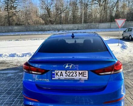 Синий Хендай Элантра, объемом двигателя 2 л и пробегом 190 тыс. км за 10300 $, фото 8 на Automoto.ua