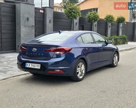 Синий Хендай Элантра, объемом двигателя 2 л и пробегом 98 тыс. км за 13500 $, фото 3 на Automoto.ua