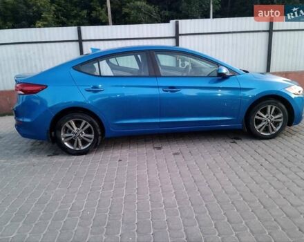 Синий Хендай Элантра, объемом двигателя 2 л и пробегом 75 тыс. км за 12500 $, фото 1 на Automoto.ua