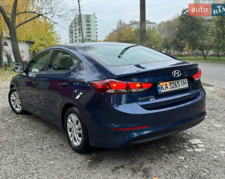 Синий Хендай Элантра, объемом двигателя 2 л и пробегом 64 тыс. км за 14000 $, фото 2 на Automoto.ua