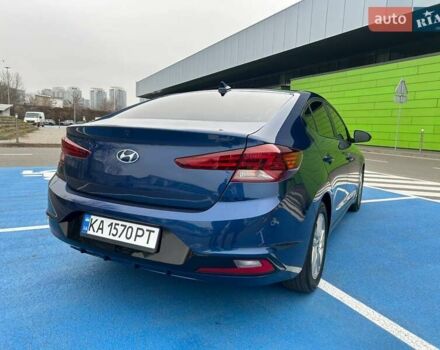Синий Хендай Элантра, объемом двигателя 2 л и пробегом 140 тыс. км за 12800 $, фото 3 на Automoto.ua