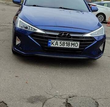 Синий Хендай Элантра, объемом двигателя 2 л и пробегом 68 тыс. км за 14300 $, фото 5 на Automoto.ua