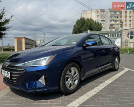 Синий Хендай Элантра, объемом двигателя 2 л и пробегом 150 тыс. км за 12900 $, фото 5 на Automoto.ua
