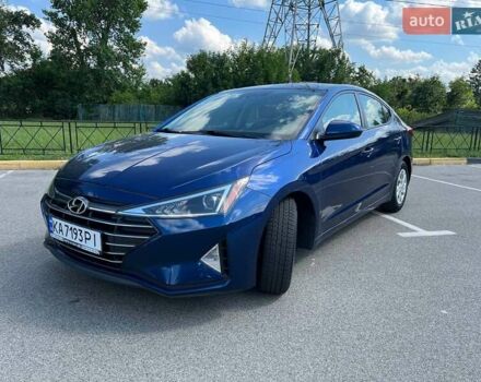 Синий Хендай Элантра, объемом двигателя 2 л и пробегом 154 тыс. км за 13500 $, фото 2 на Automoto.ua
