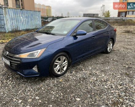 Синий Хендай Элантра, объемом двигателя 2 л и пробегом 144 тыс. км за 13500 $, фото 5 на Automoto.ua