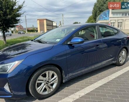 Синий Хендай Элантра, объемом двигателя 2 л и пробегом 150 тыс. км за 12900 $, фото 1 на Automoto.ua