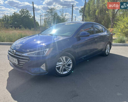 Синий Хендай Элантра, объемом двигателя 2 л и пробегом 112 тыс. км за 13900 $, фото 1 на Automoto.ua