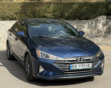 Синий Хендай Элантра, объемом двигателя 2 л и пробегом 50 тыс. км за 14500 $, фото 1 на Automoto.ua