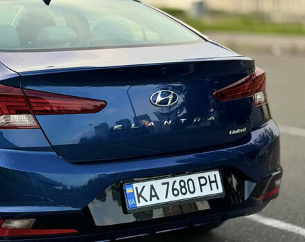 Синий Хендай Элантра, объемом двигателя 2 л и пробегом 48 тыс. км за 15500 $, фото 9 на Automoto.ua