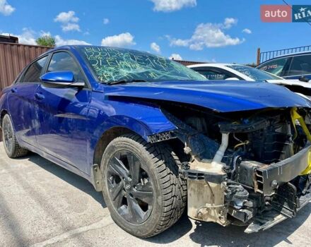 Синий Хендай Элантра, объемом двигателя 2 л и пробегом 83 тыс. км за 8900 $, фото 4 на Automoto.ua