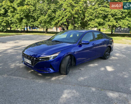 Синий Хендай Элантра, объемом двигателя 1.98 л и пробегом 79 тыс. км за 17999 $, фото 1 на Automoto.ua