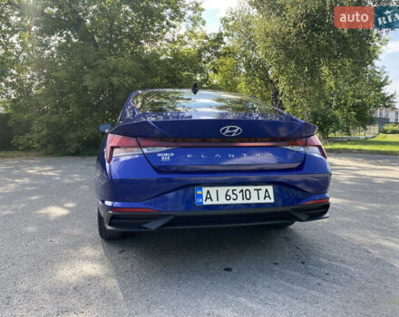 Синий Хендай Элантра, объемом двигателя 1.98 л и пробегом 79 тыс. км за 17999 $, фото 4 на Automoto.ua